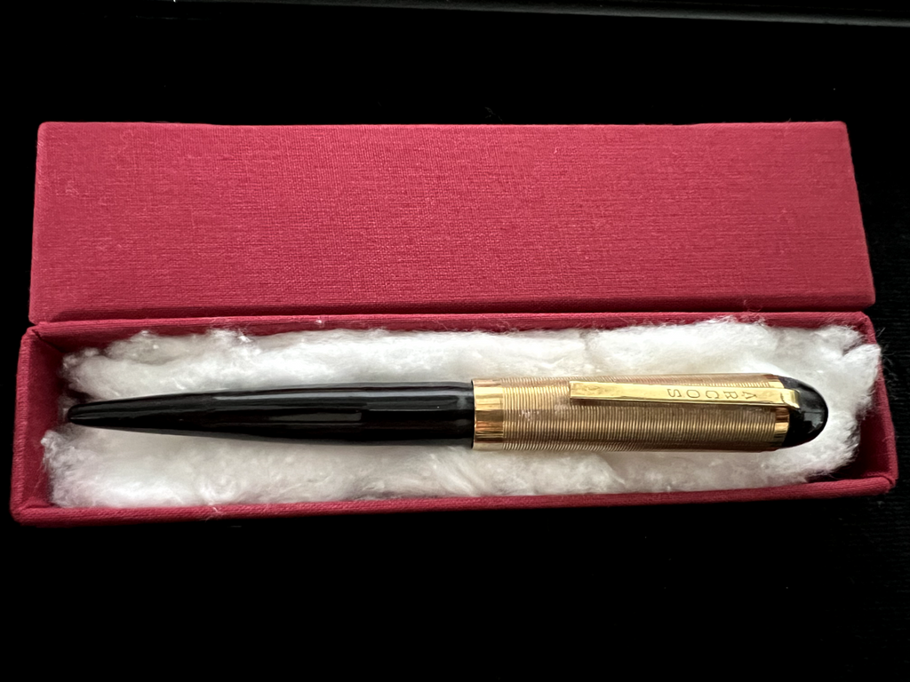 🔴 ARCOS vintage lever-action fountain pen WRITES from 1930 