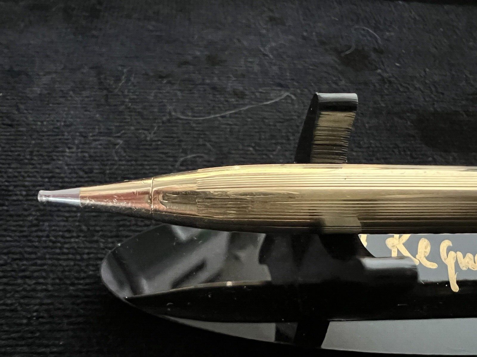 SHEAFFER'S Crayon Mécanique 834 Plaqué Et Ciselé Guillocchè Vintage