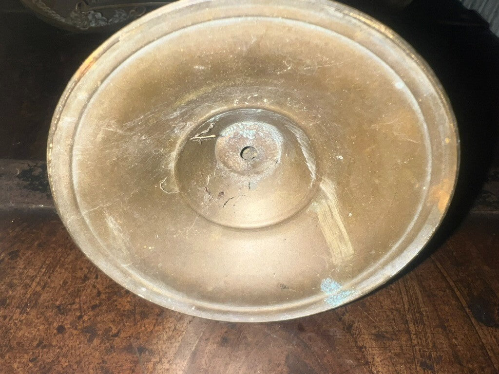 Balance Avec Plateaux Et Chaînes Fer Bronzé Chaînes Show Vintage L 30 CM