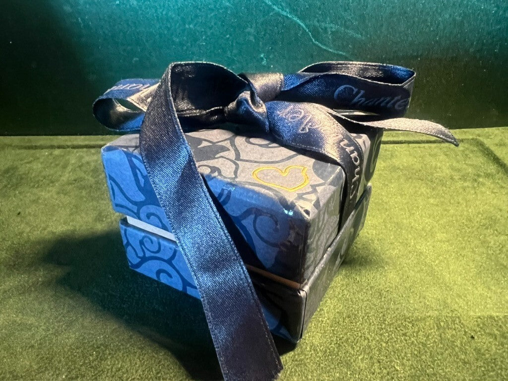 🔴 CHANTECLER scatola anello orecchini gioiello custodia astuccio cofanetto