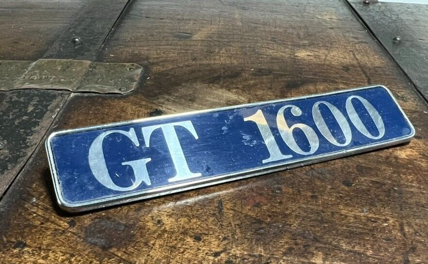 Lancia Logo Voiture Calandre Armes Panneau Delta Gt 1600 Avec Goupilles Rétro 