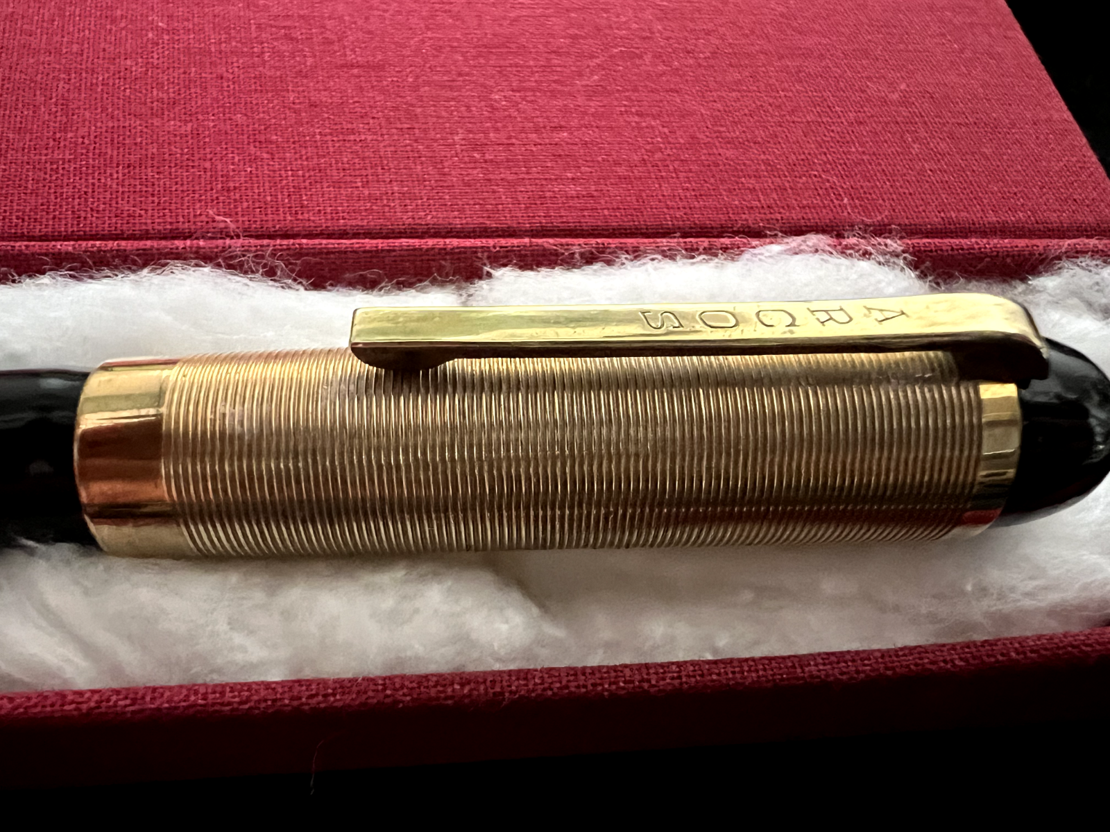 🔴 ARCOS vintage lever-action fountain pen WRITES from 1930 