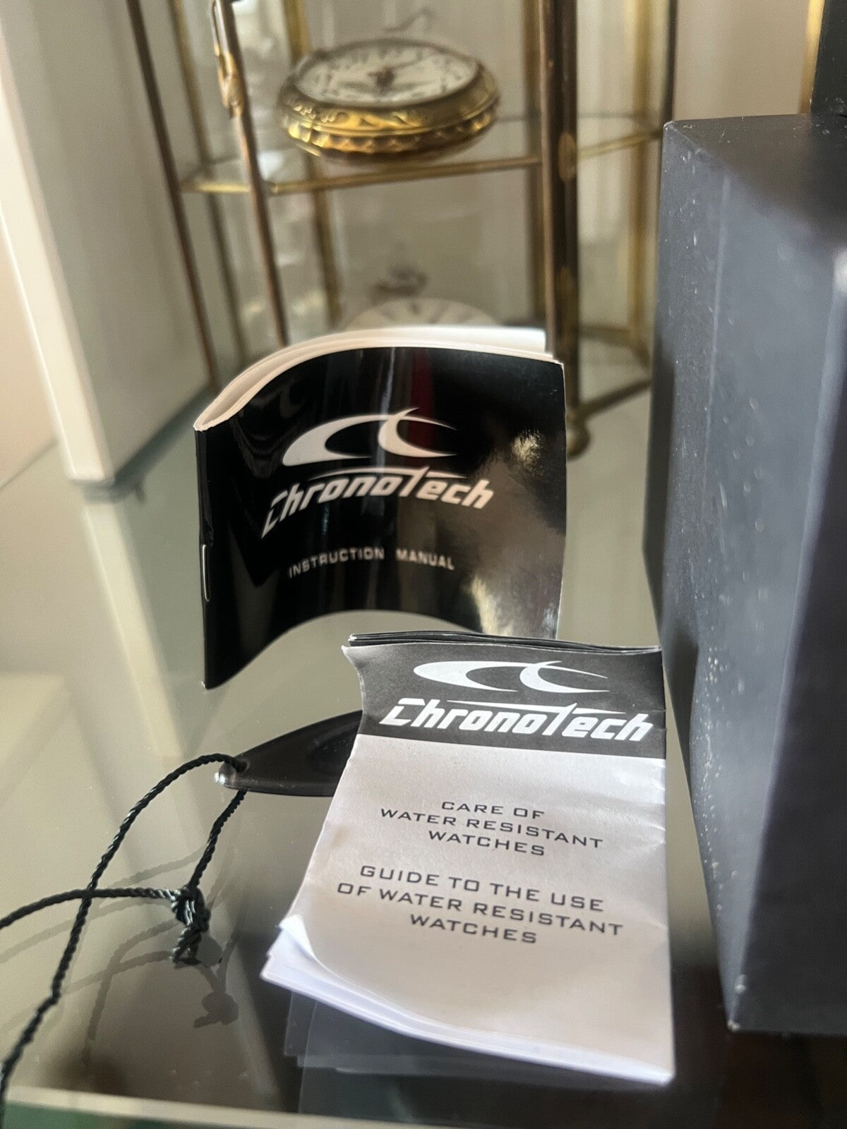 CHRONOTECH Active Boîtier Boîte Montre Coffret Garantie Étiquettes