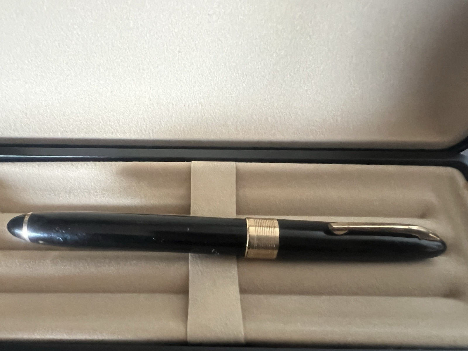 Pen Co Stylo-Plume Stylo à Plume de Diamant Or 14 KT Vintage Penco D