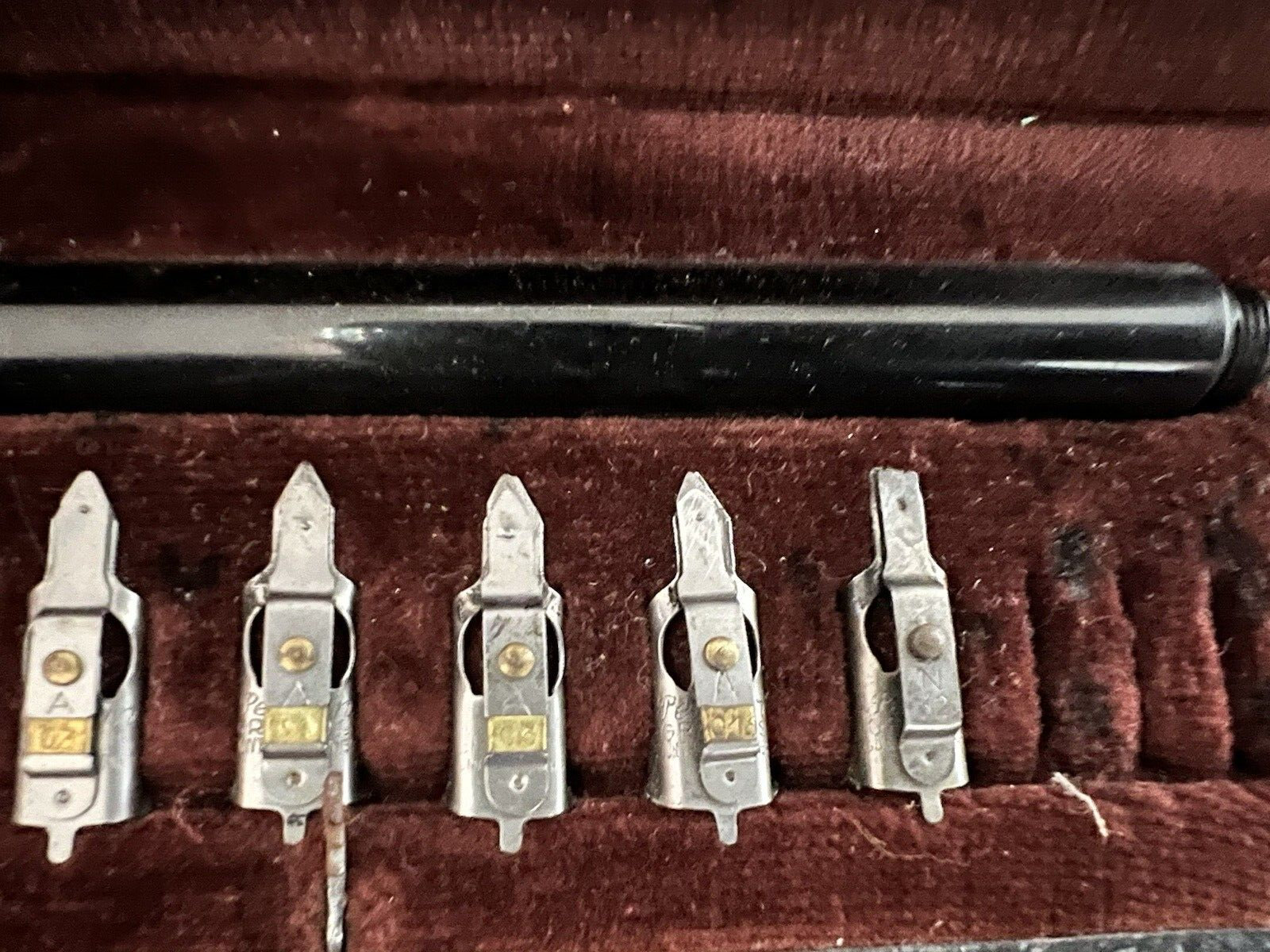 🔴 PELIKAN GRAPHOS penna stilografica con astuccio e pennini vintage