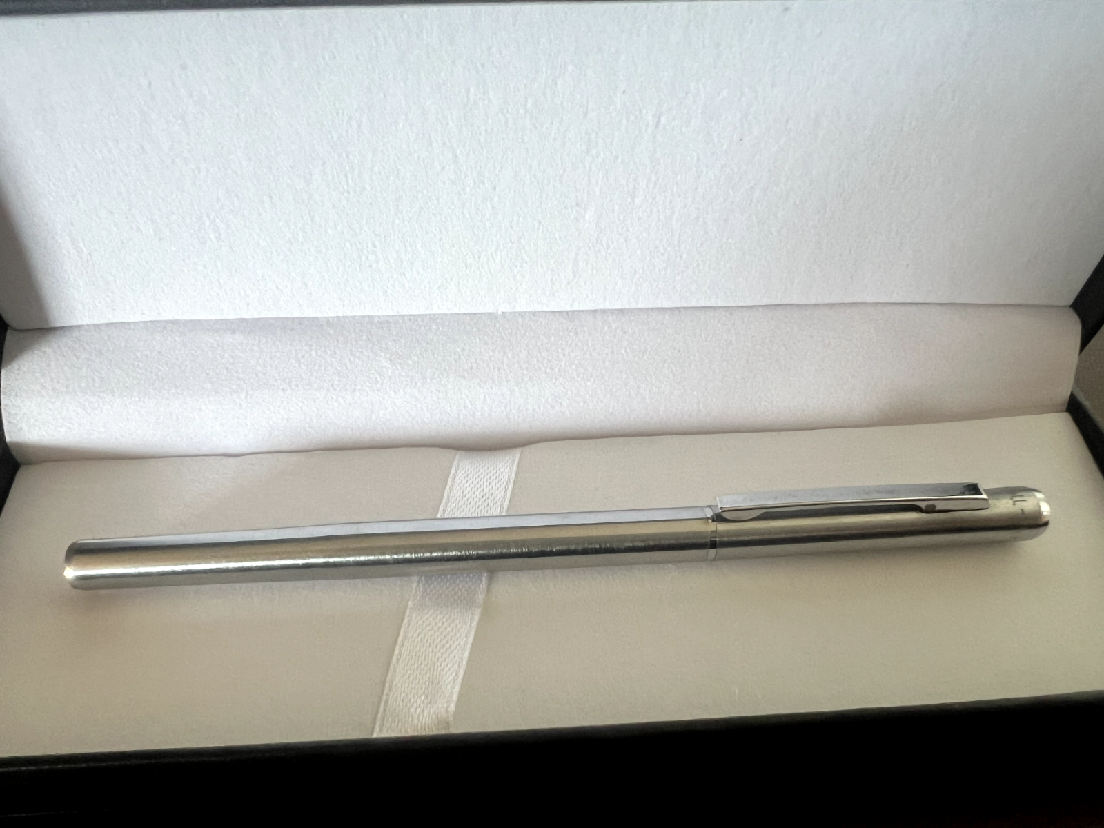 🔴 PELIKAN penna sfera cromata con refill roller scrive vintage