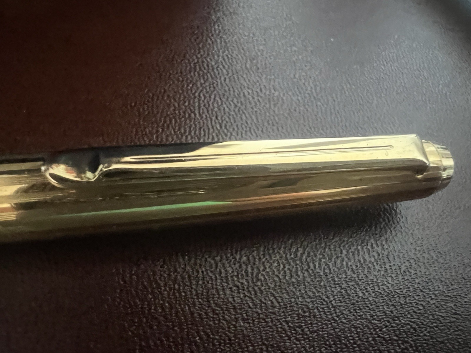 🔴 LALEX set penna sfera dorata + ferma soldi banconote astuccio vintage