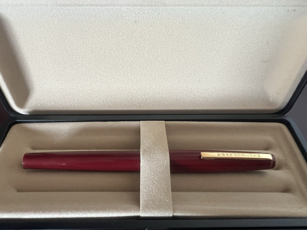 Montegrappa Pen Fountain Pen Bordeaux A Piston Marking Vintage