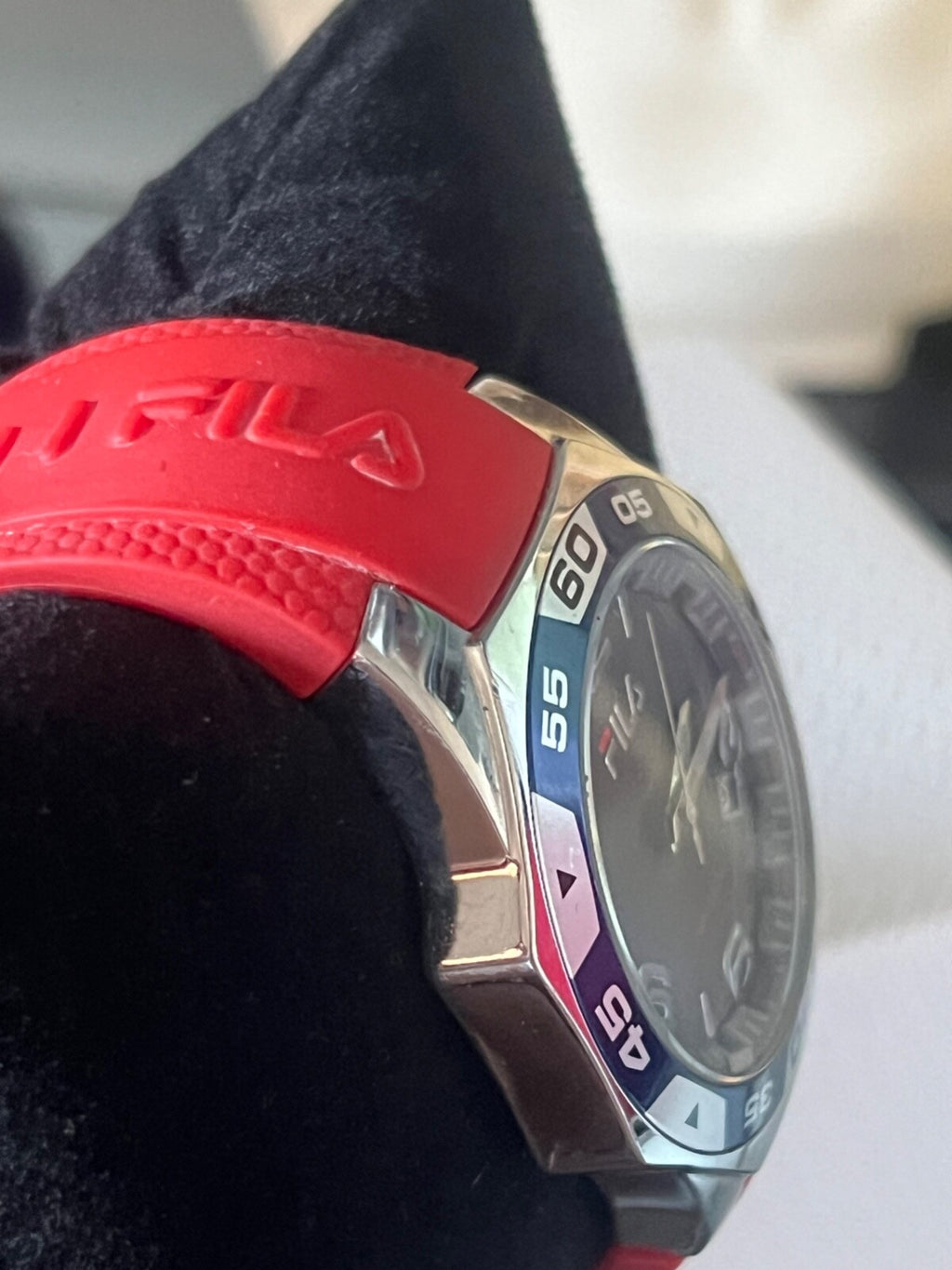 FILA Montre Hommes FA0831 Imperméable 5 Atm Taille Surdimensionné 42 MM