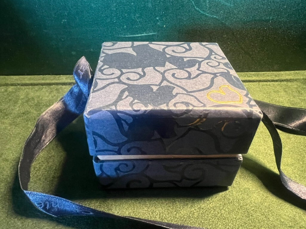 🔴 CHANTECLER scatola anello orecchini gioiello custodia astuccio cofanetto