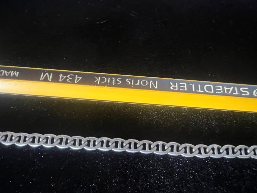 🔴 Collana ARGENTO 925 croce con smalti blu Lunghezza 50 centimetri