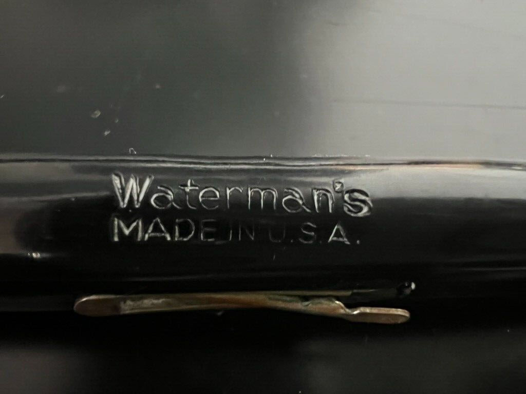 🔴 WATERMAN'S penna stilografica a leva gioiello uomo anni 1950 vintage SCRIVE