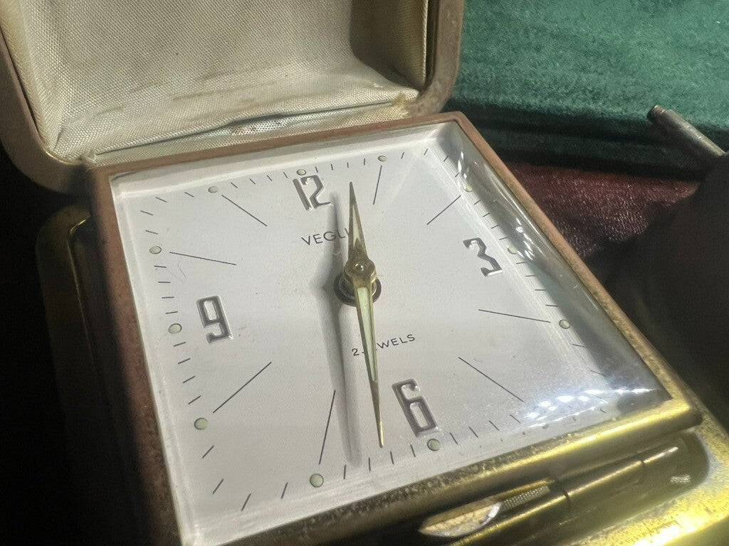 🔴 Orologi SVEGLIE parti di ricambio riparazione con foderi 8 PEZZI vintage