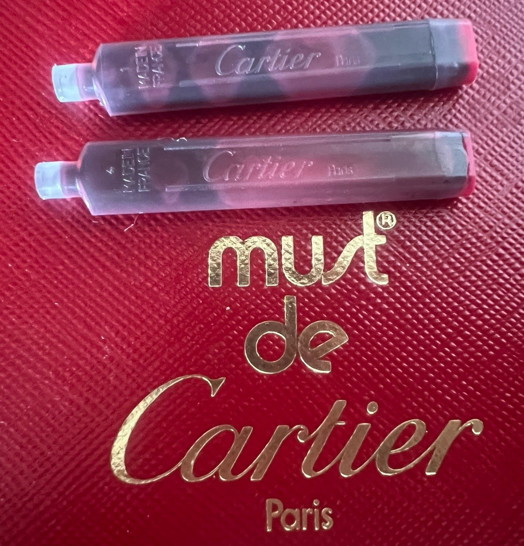 Cartier Patronen-Füllfederhalter Vendome Werkzeug zum Nachfüllen Unendlich 