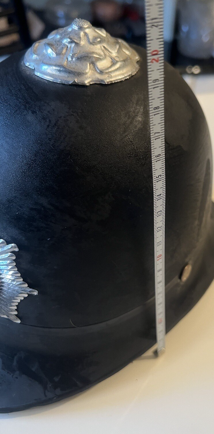 🔴 Spielzeug-Polizeihelm aus Kunststoff, englischer Vintage-Stil 