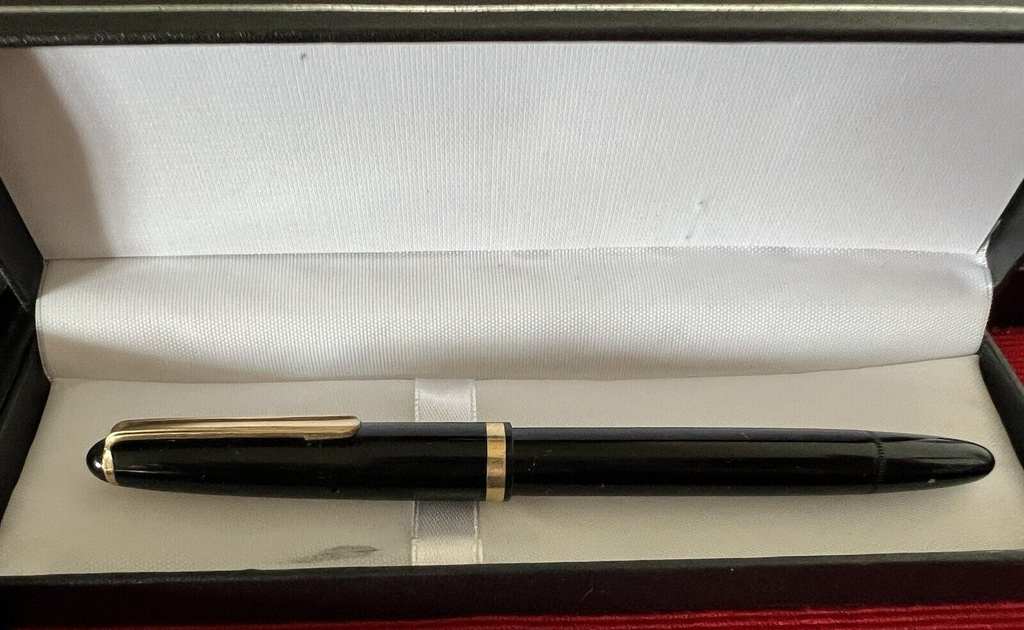 Stilus Stylo-Plume Stylo à Plume 111 P Or 14K Piston Italienne Vintage 1950