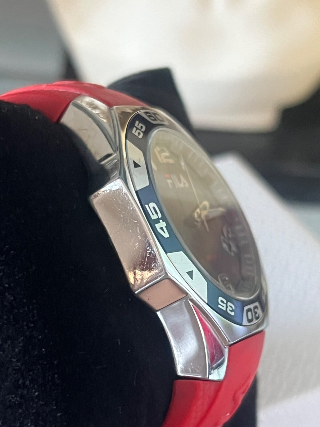 🔴 FILA Herrenuhr FA0831, 5 ATM wasserdicht, Übergröße 42 mm 