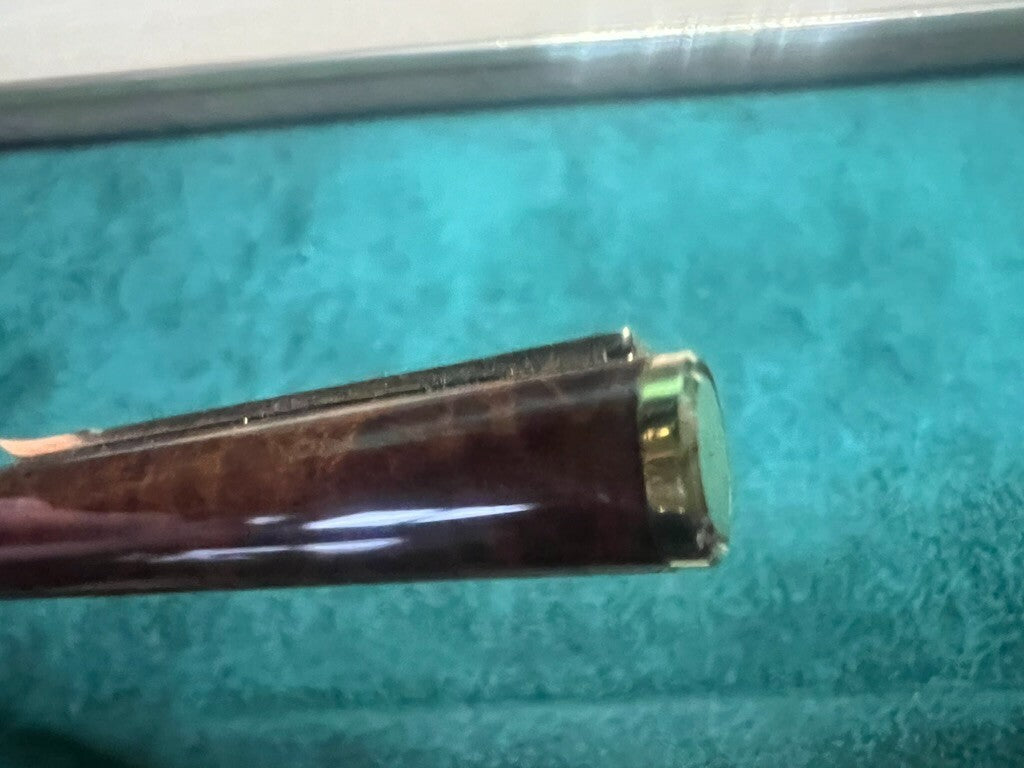 🔴 AURORA penna sfera Hastil retrattile lacca e dorata scrive NUOVA C