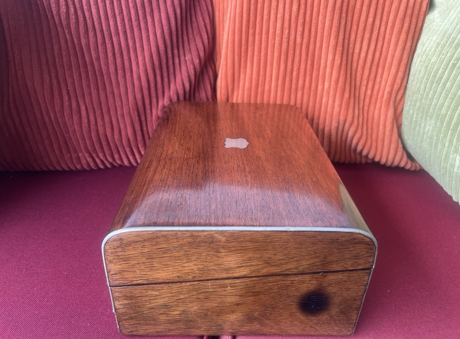 Bureau Secrétaire Voyage Géorgien Noyer Baquet Royaume Uni Original Début '800