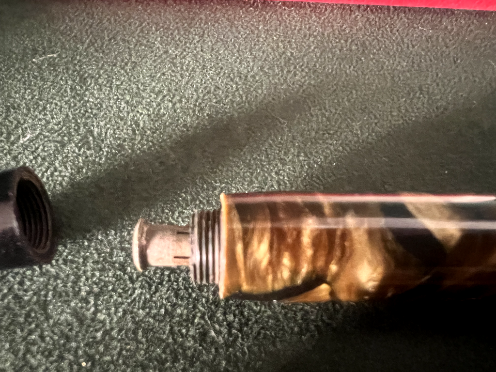 Universal Stylo-Plume Stylo à Plume Celluloid Avec Bouton Écrit Vintage 1940