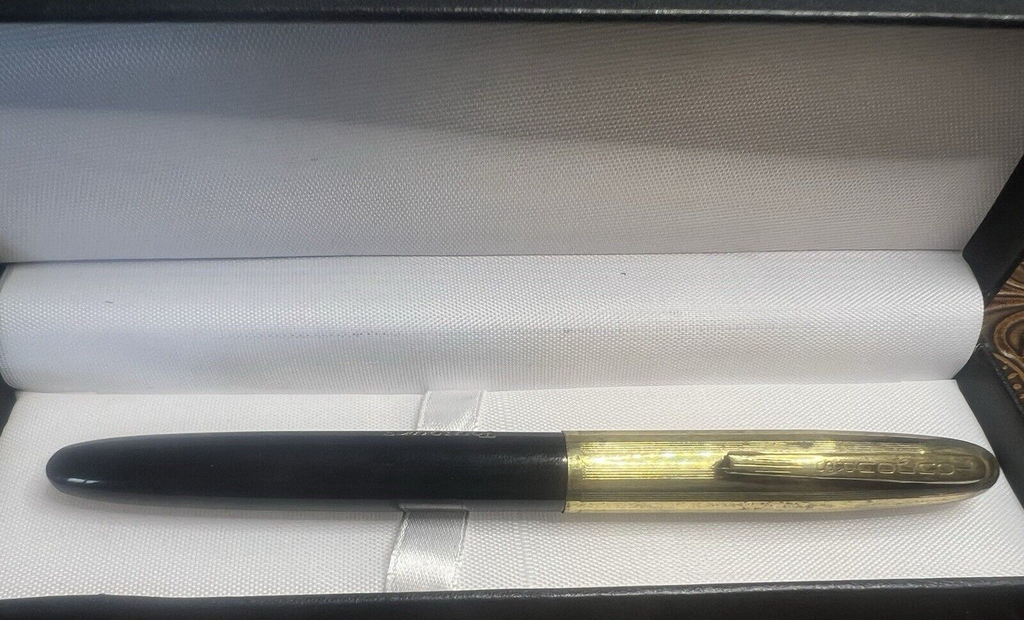 Toujours Stylo-Plume Stylo à Plume Piston Capuche Laminé or Écrit Vintage 