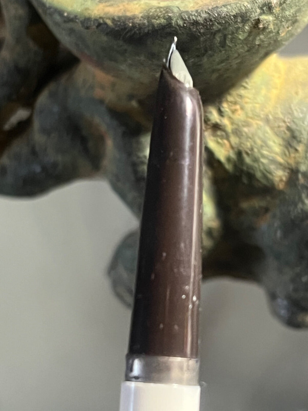 🔴 LILIAN AMERICAN FLAG cartridge fountain pen writes vintage 