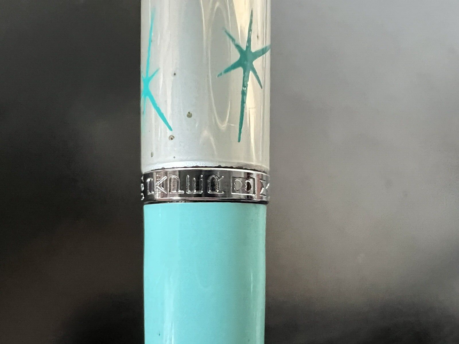 Papermate Stylo-Plume Sphère Lady Capri Bleue Avec Trousse Et Garantie Vintage