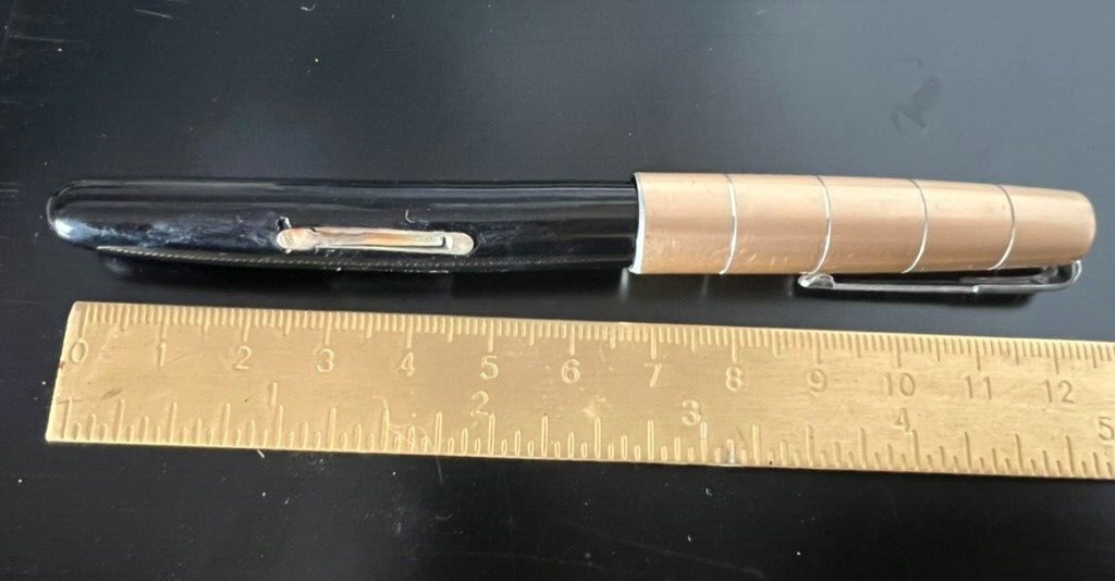 DE WATERMAN Stylo-Plume Stylo à Plume à Levier Bijou Homme Années 1950 Vintage