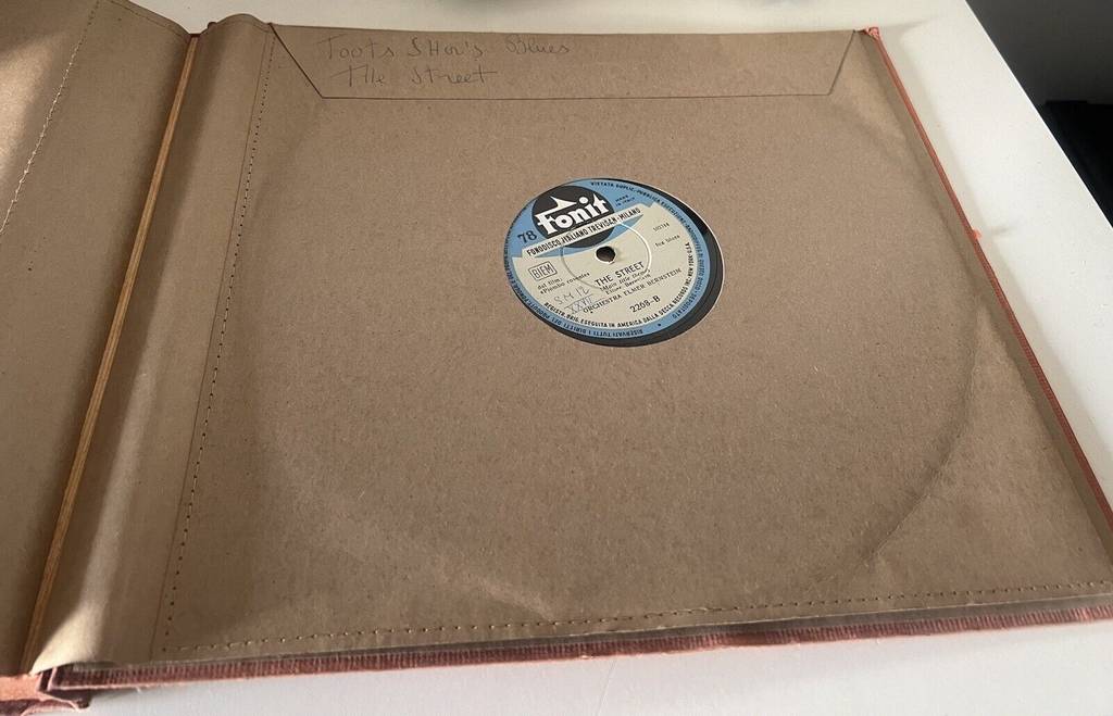 🔴 78-RPM-Vinyl-Schallplatten-Grammophonalbum CAPITAL VOGUE MERCURY 7 Stück Vintage 