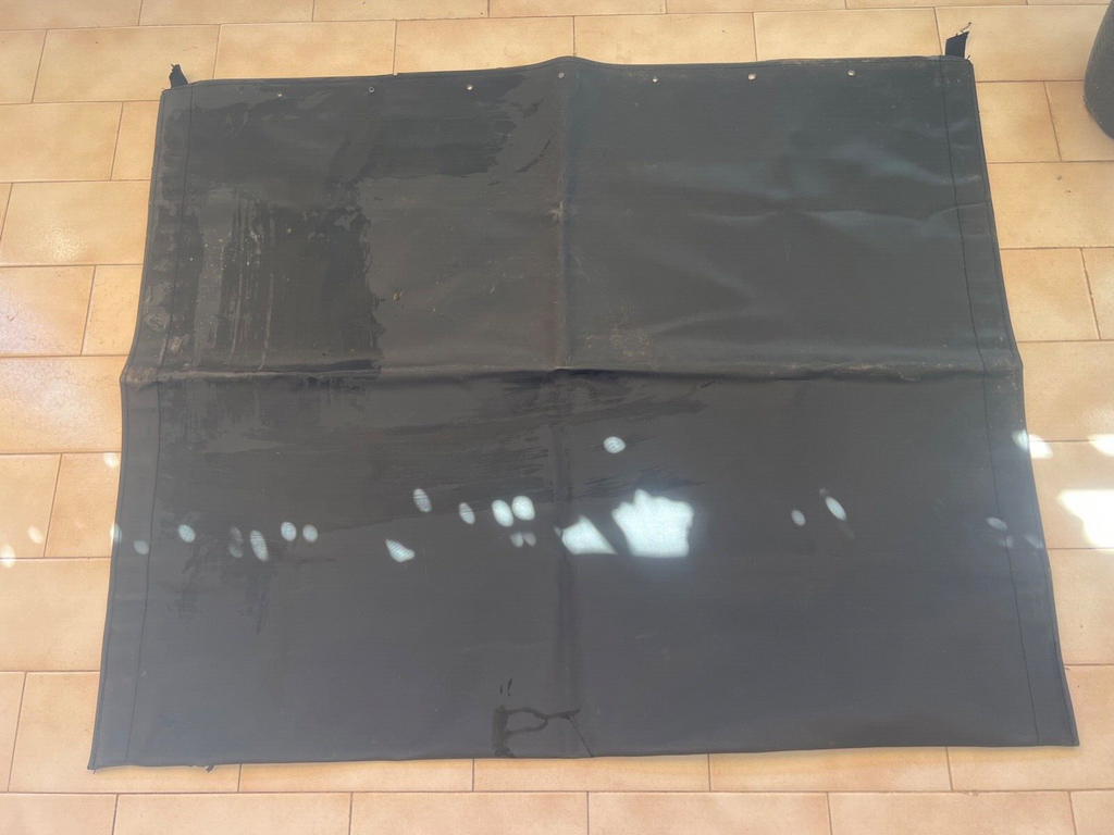 Fiat 500 F-L-R Capote Imperméable Noir Original Vintage