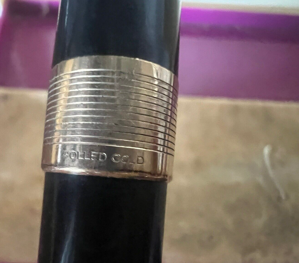 🔴 PEN CO penna stilografica pennino a diamante ORO 14 kt vintage Penco B