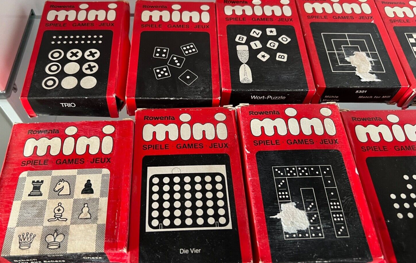 Rowenta Mini Jeux Echecs Saab Avec Étuis Complets à Collectionner 11 Pièces