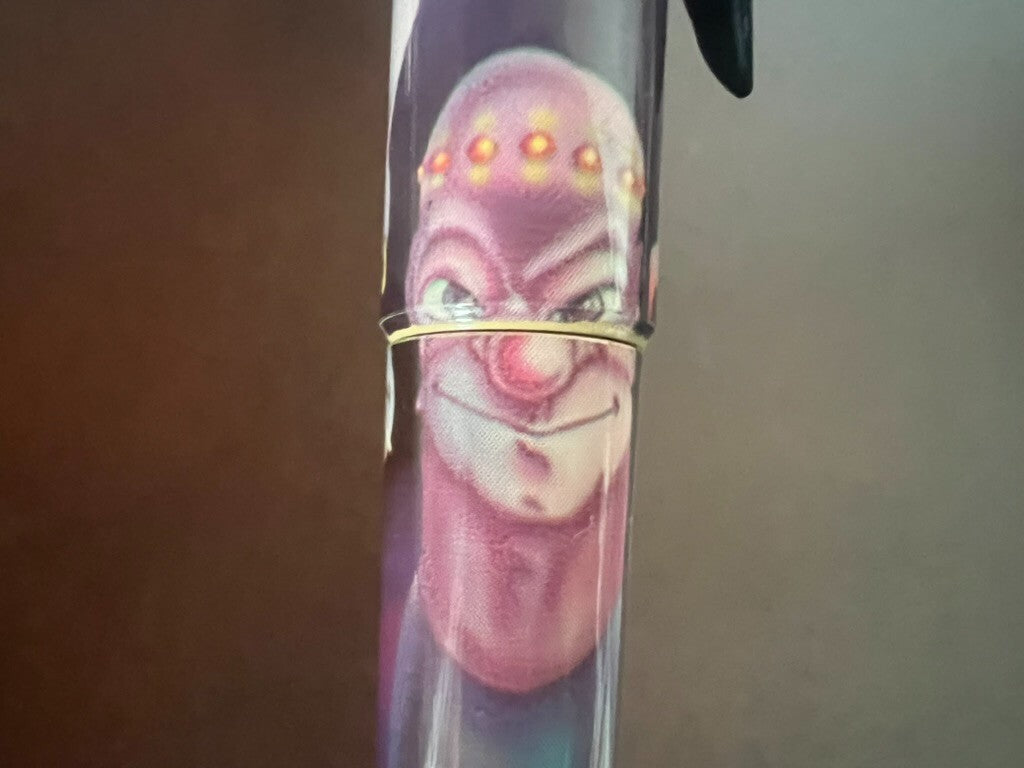 🔴 PELIKAN penna stilografica Moovie cartoni animati fumetti mai usata vintage