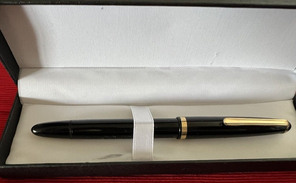 Stilus Stylo-Plume Stylo à Plume 111 P Or 14K Piston Italienne Vintage 1950