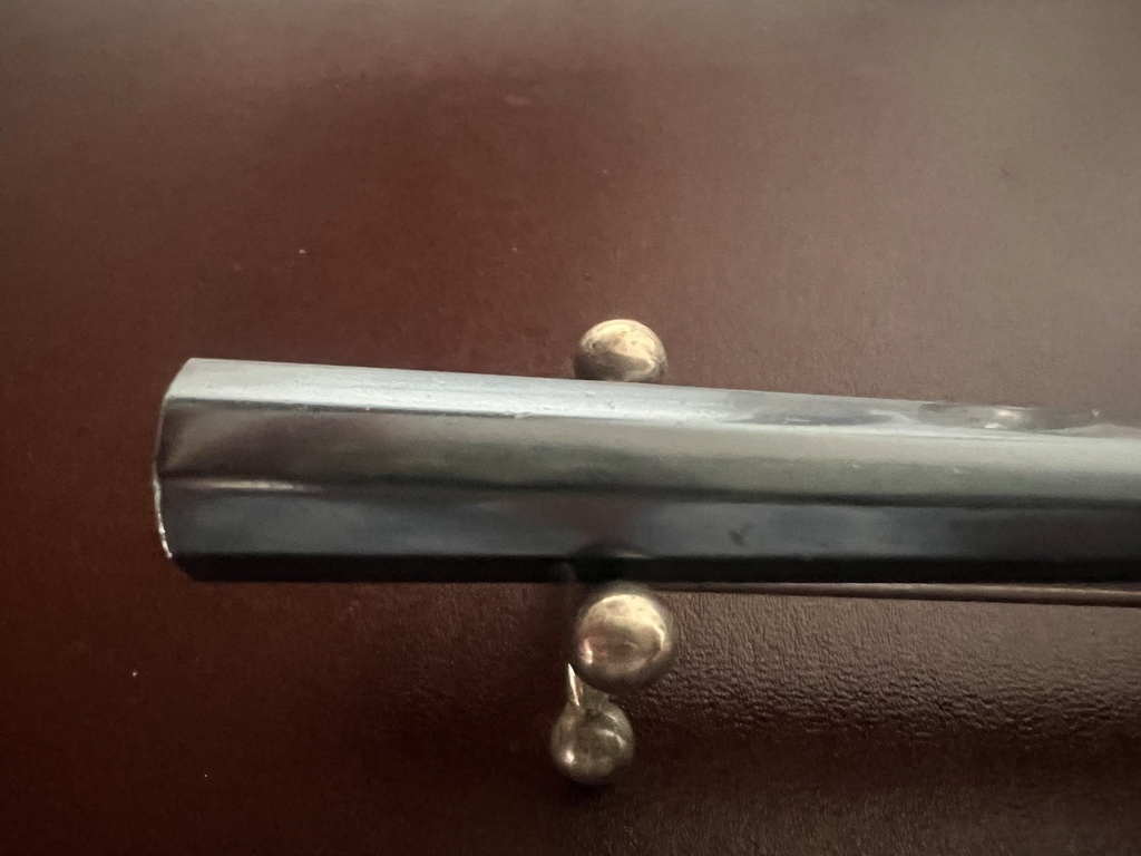 🔴 GIULIANO MAZZUOLI penna sfera Moka metallo grigio iridescente 1 modello