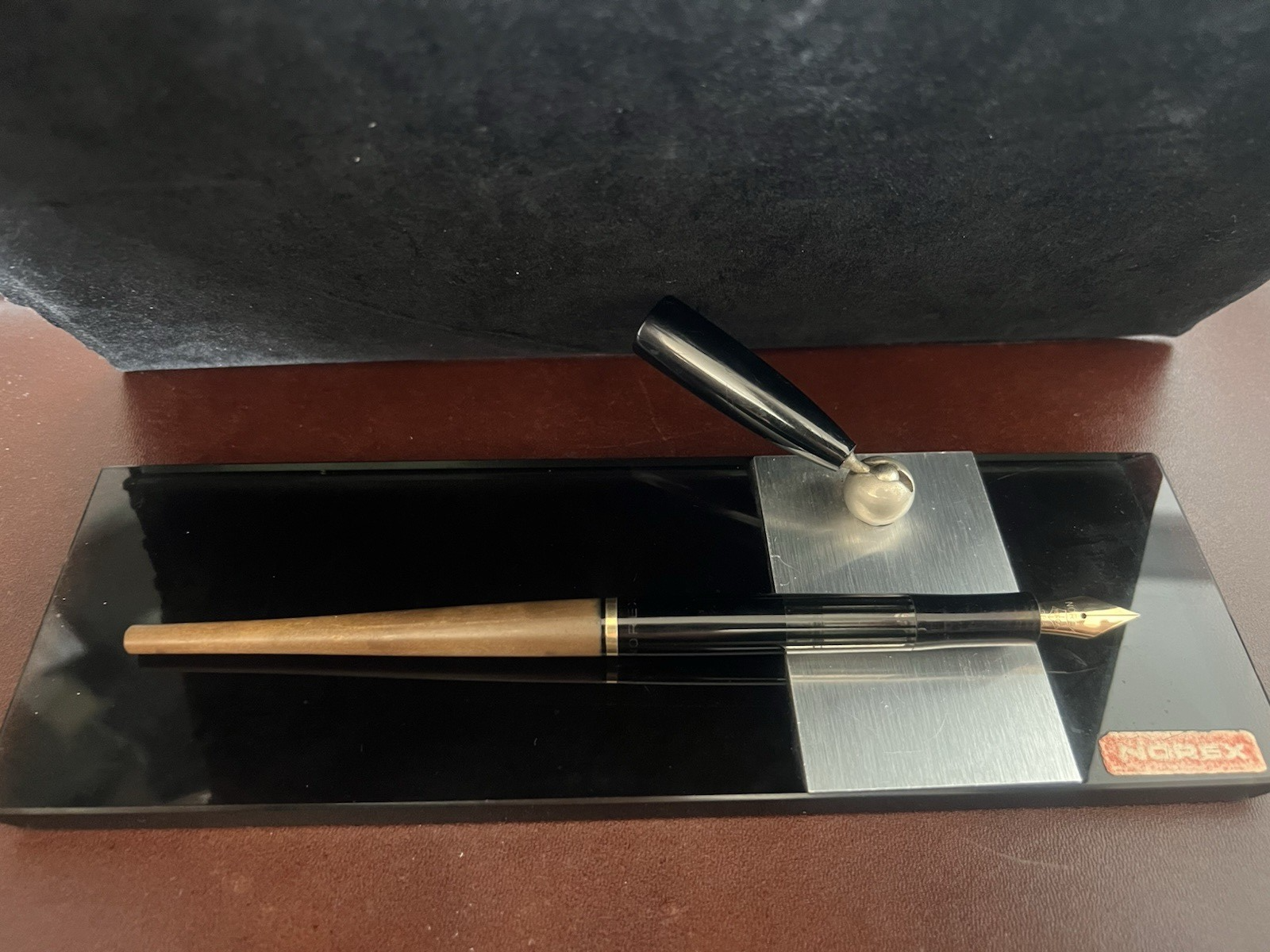 Norex Stylo-Plume Stylo à Plume Porte-Plume Or 14 KT M Bureau Support