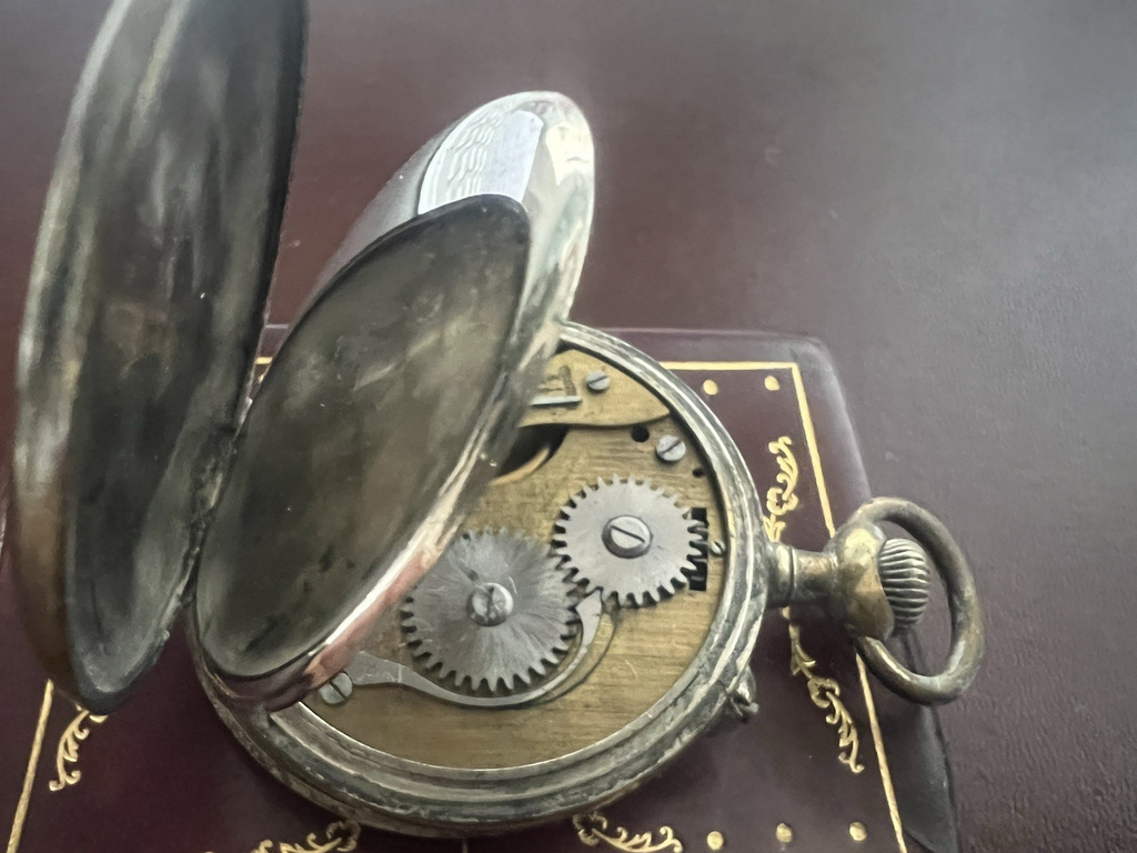 🔴 ROSKOPF orologio tasca uomo da revisionare parti vintage N 24