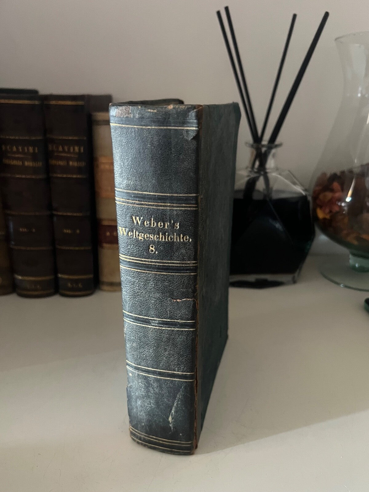 🔴 Buch WELTGELCHICHTE Dr. George Weber Deutsch Mitte Lalters antik 1870 SELTEN 