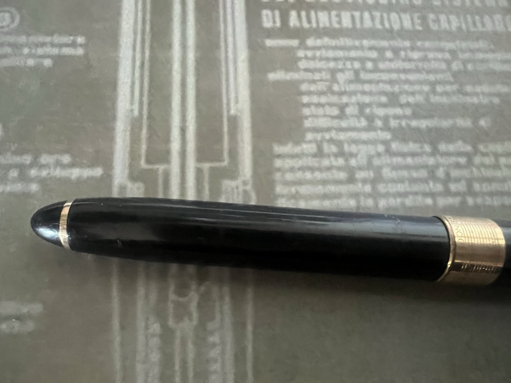 Pen Co Stylo-Plume Stylo à Plume de Diamant Or 14 KT Vintage Penco D