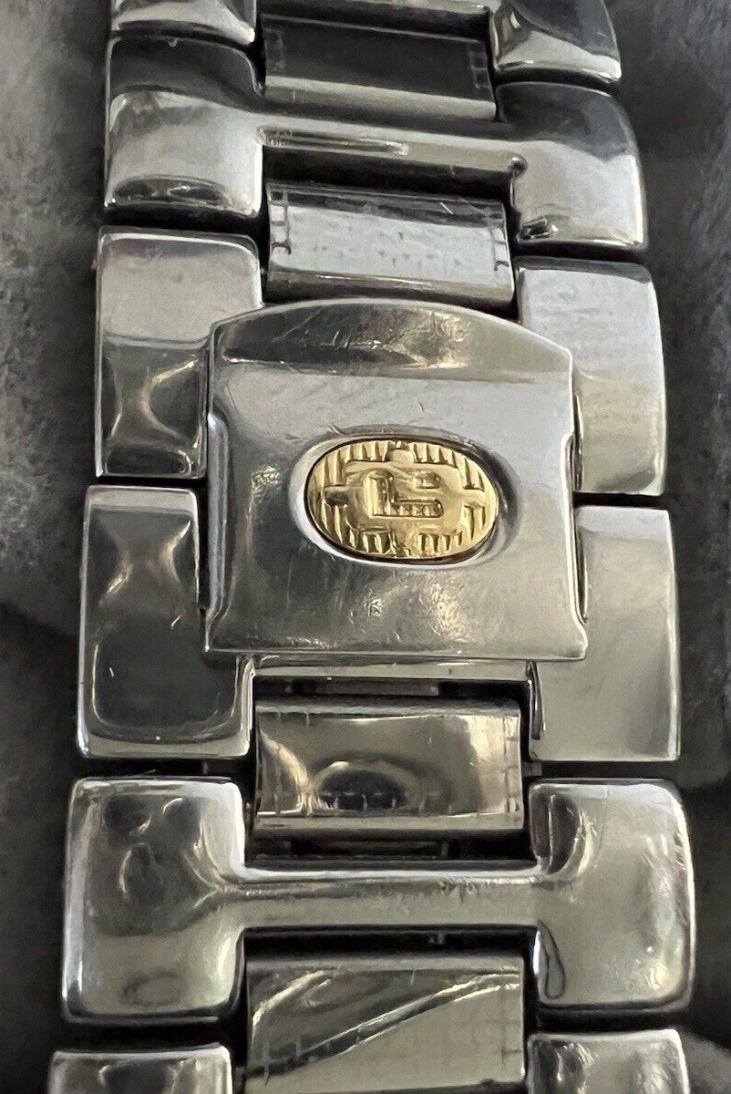 🔴 LORENZ orologio uomo quarzo 14560 acciaio e laminato con scatola RARO vintage