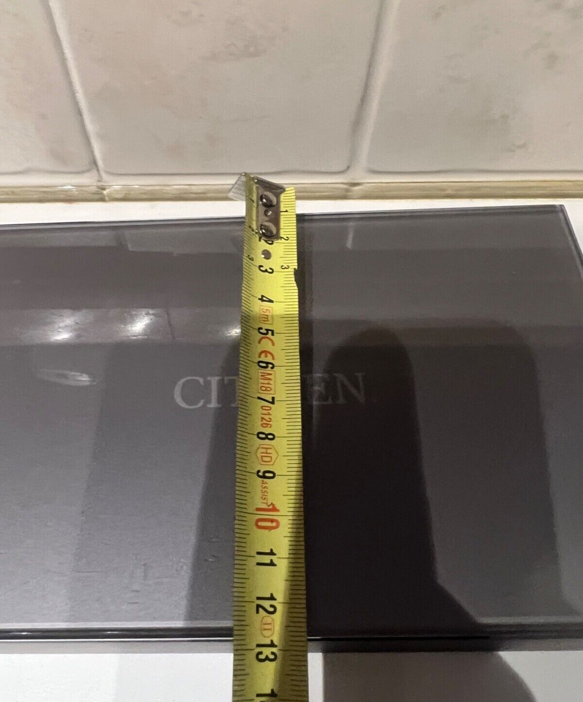 🔴 CITIZEN scatola box orologio Eco drive stiletto rigido custodia