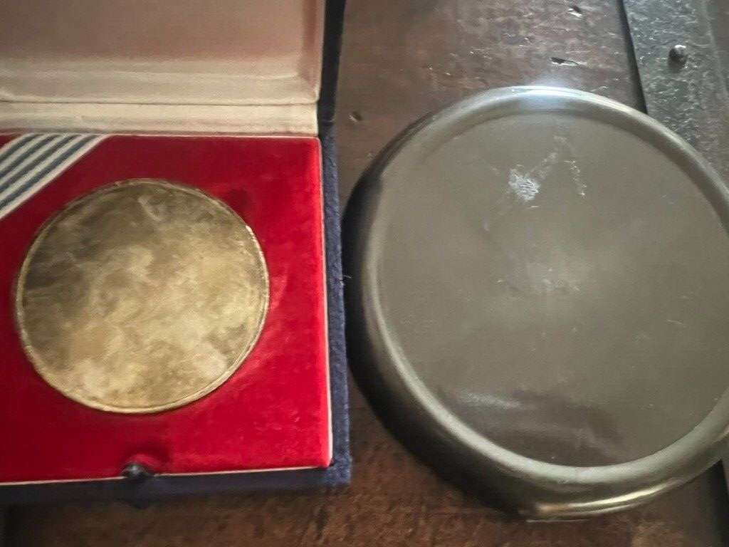 Medals Police International And Cardboard Marble IN Cases Stock 2