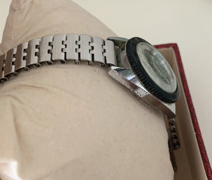 🔴 HEDY WATCH women's SUB DIVER manual underwater watch 4 ATM vintage 