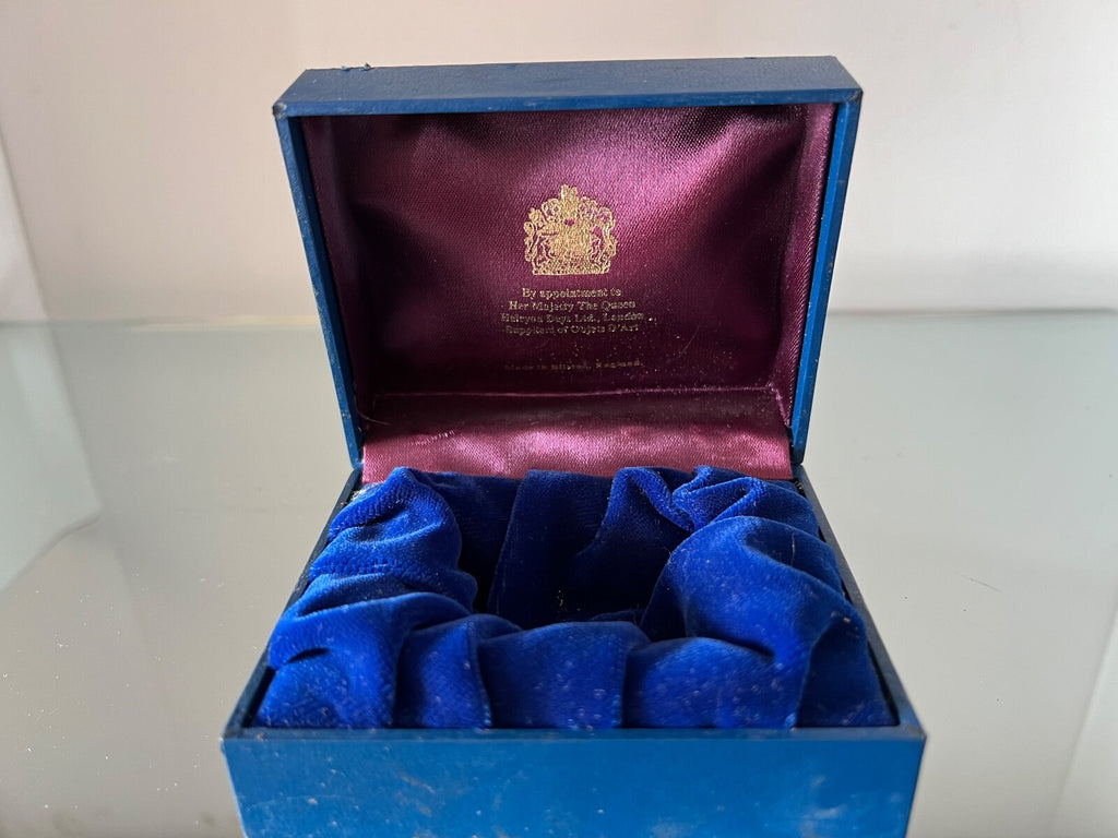 🔴 Scatola box orologio tasca inglese custodia HALCYON DAYS ENAMELS