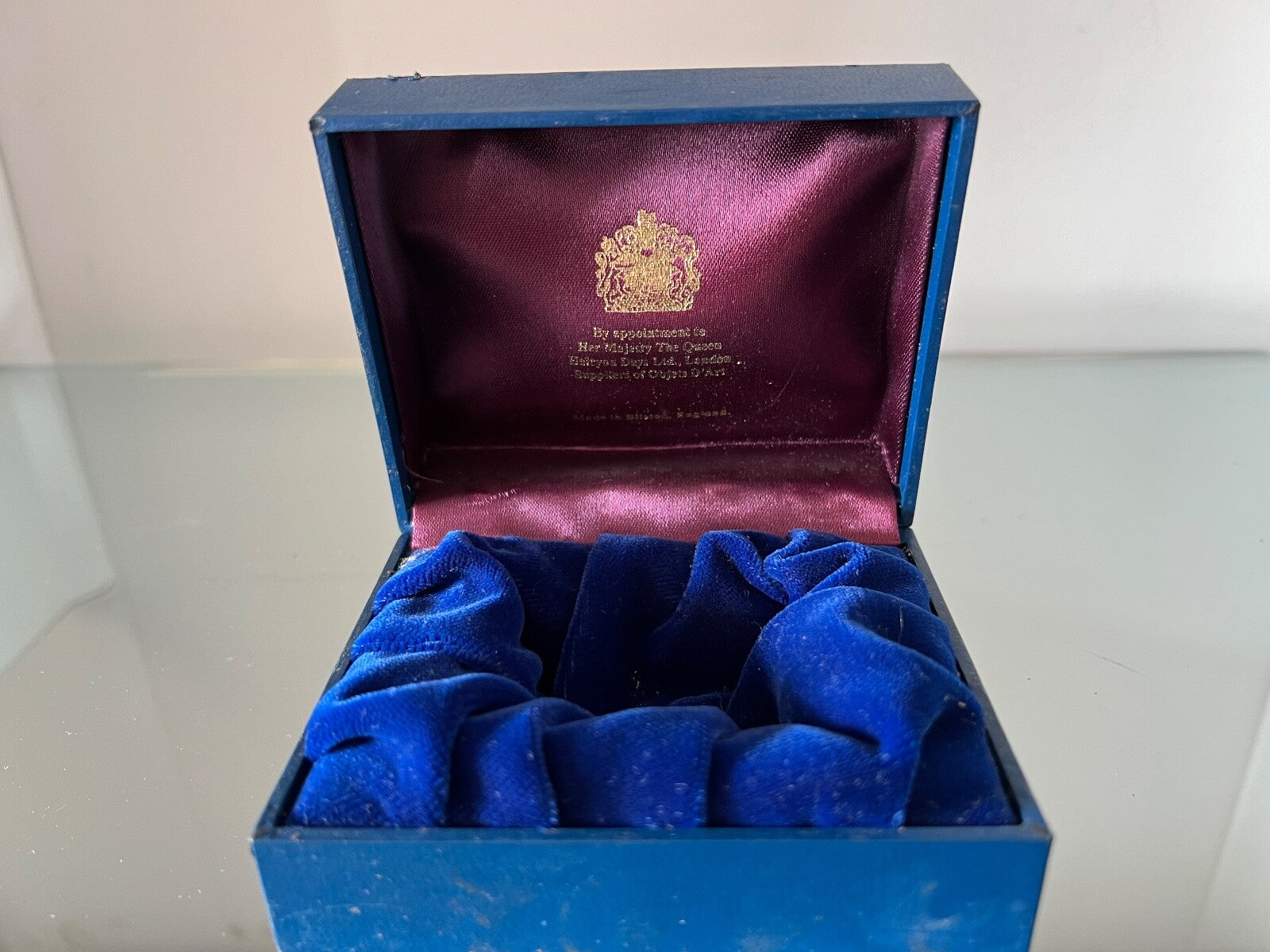 🔴 Scatola box orologio tasca inglese custodia HALCYON DAYS ENAMELS