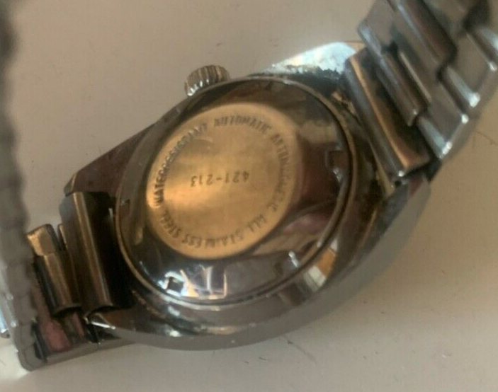 🔴 Orologio donna FULGOR automatico vintage quadrante blu sfumato, funzionante