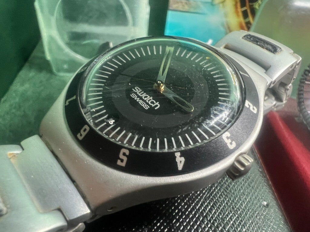 🔴 SWATCH orologi polso uomo donna IRONY quarzo funzionanti LOTTO 5 orologi