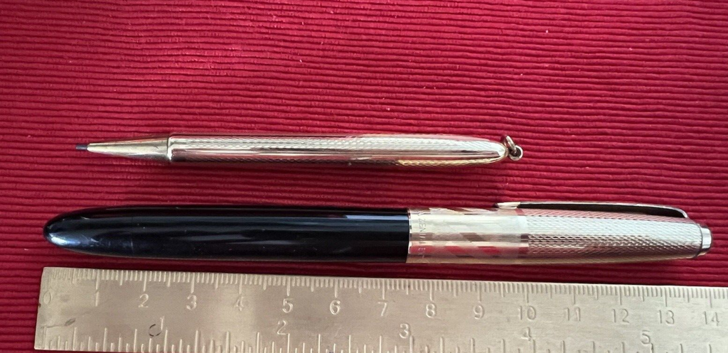 Zenith Stylo-Plume Stylo à Plume Extra Or Et Crayon Mecanique Set Vintage 