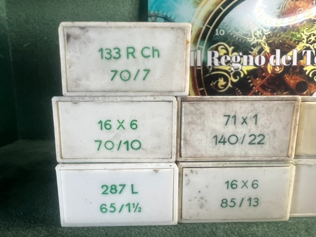 🔴 LAMMAMERTZ Nähmaschinennadeln 60, 65, 85, 120, 140 im Block, Los 3 