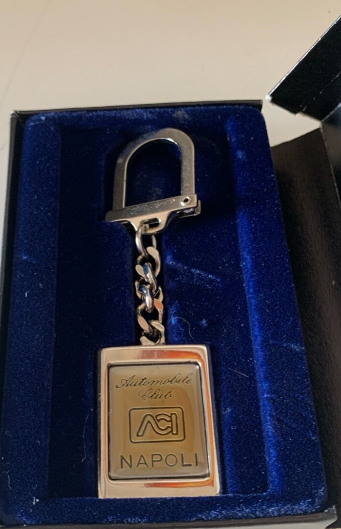 Porte-Clés Automobile Club Naples Aci Métal mit Etui 